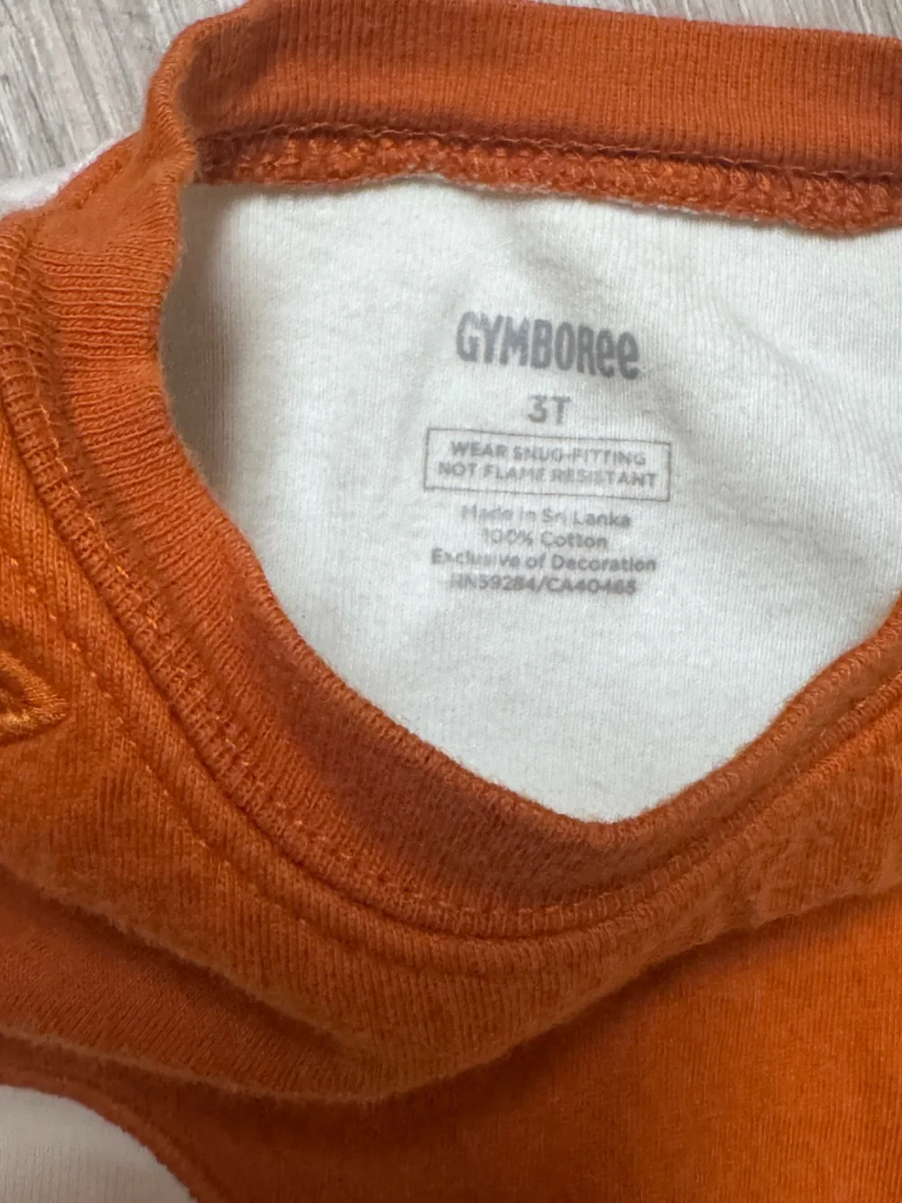Gymboree Rust and Cream Fox Thermal Pajama Set